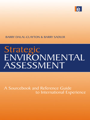 cover image of Strategic Environmental Assessment